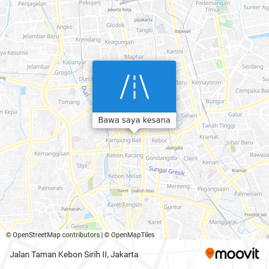 Peta Jalan Taman Kebon Sirih II