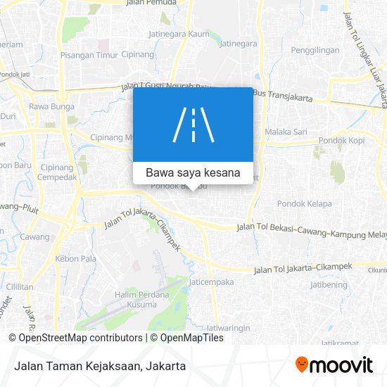 Peta Jalan Taman Kejaksaan