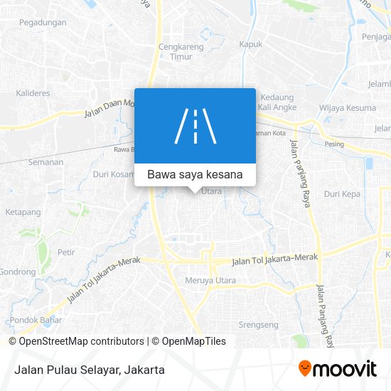 Peta Jalan Pulau Selayar