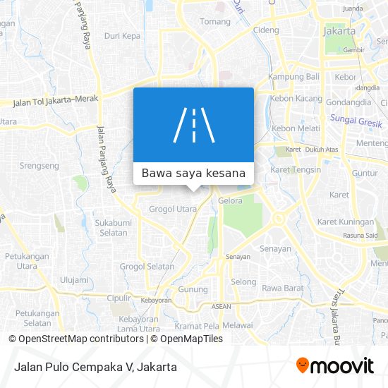 Peta Jalan Pulo Cempaka V