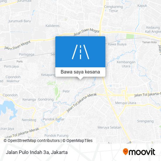 Peta Jalan Pulo Indah 3a