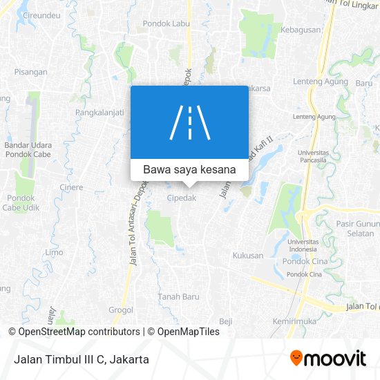 Peta Jalan Timbul III C