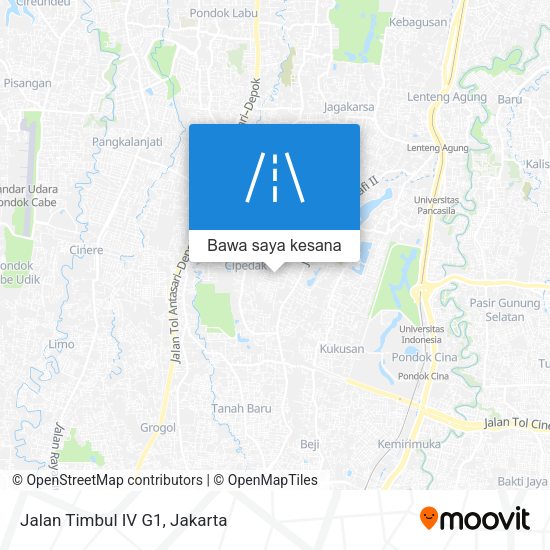 Peta Jalan Timbul IV G1