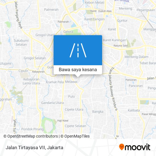 Peta Jalan Tirtayasa VII