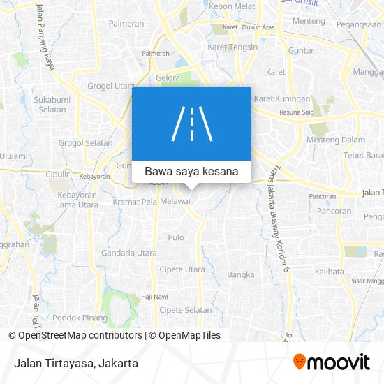 Peta Jalan Tirtayasa