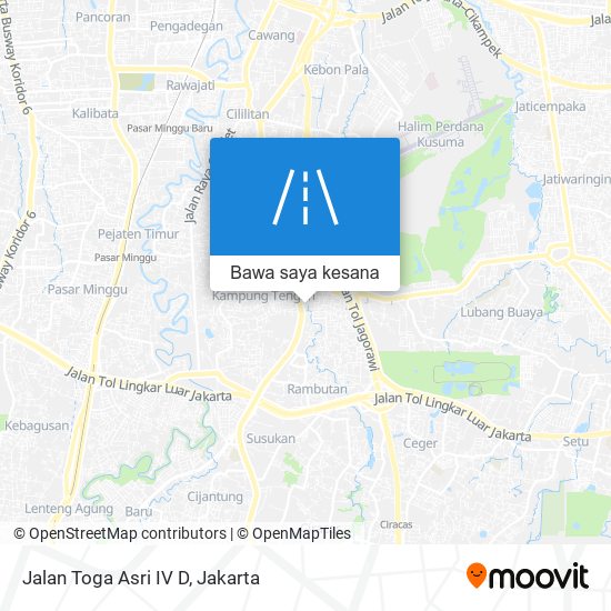 Peta Jalan Toga Asri IV D