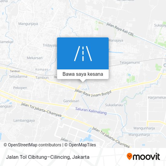 Peta Jalan Tol Cibitung–Cilincing