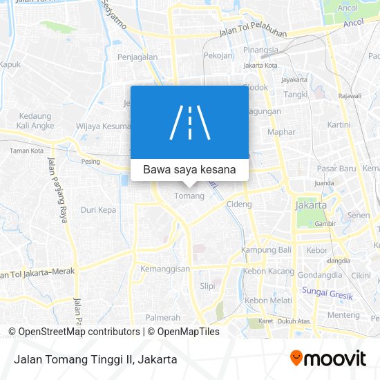 Peta Jalan Tomang Tinggi II