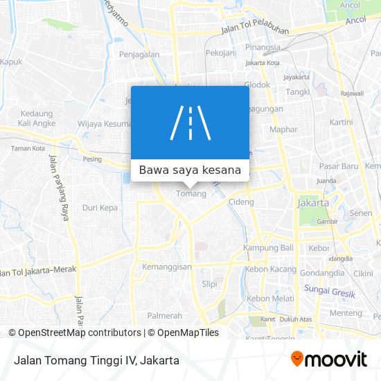 Peta Jalan Tomang Tinggi IV