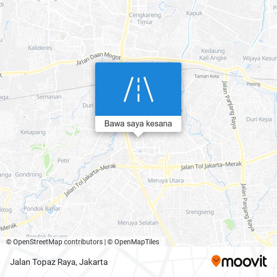 Peta Jalan Topaz Raya