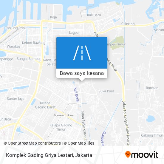 Peta Komplek Gading Griya Lestari