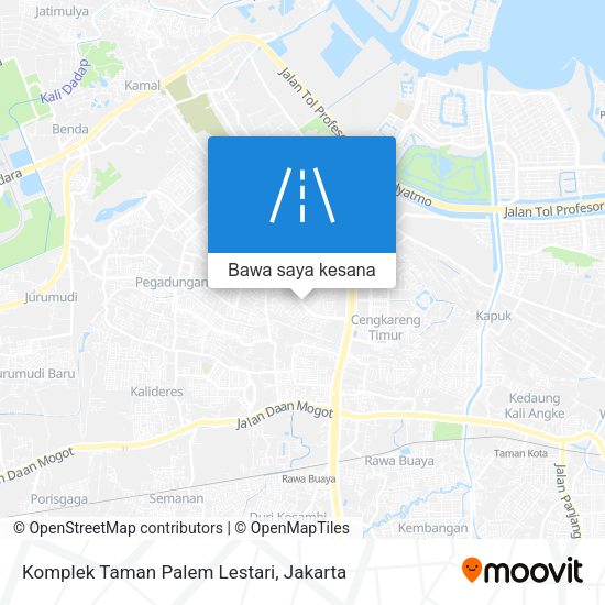 Peta Komplek Taman Palem Lestari