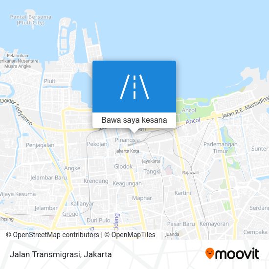 Peta Jalan Transmigrasi