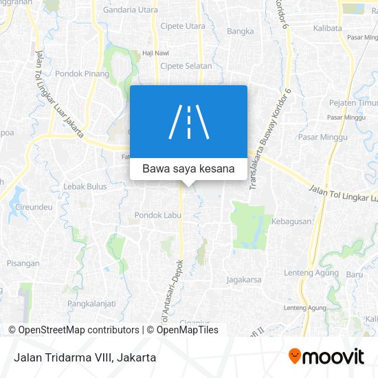 Peta Jalan Tridarma VIII