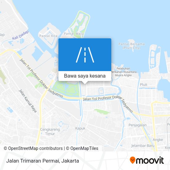 Peta Jalan Trimaran Permai