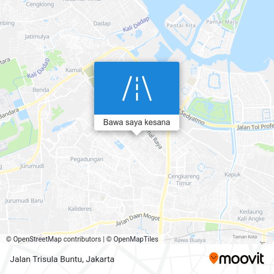 Peta Jalan Trisula Buntu