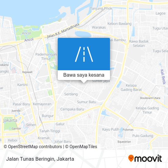 Peta Jalan Tunas Beringin