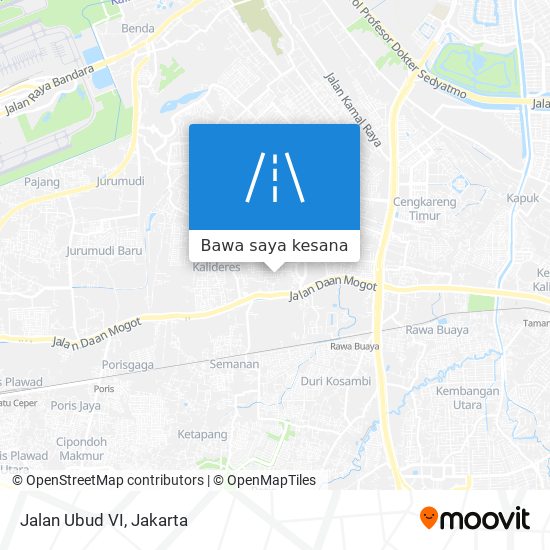 Peta Jalan Ubud VI