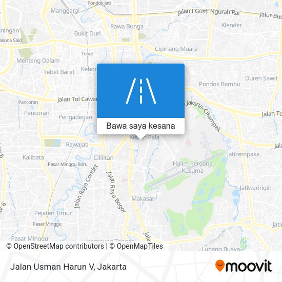 Peta Jalan Usman Harun V