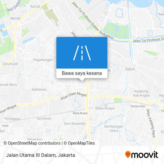 Peta Jalan Utama III Dalam