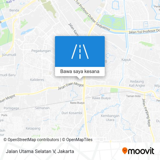 Peta Jalan Utama Selatan V