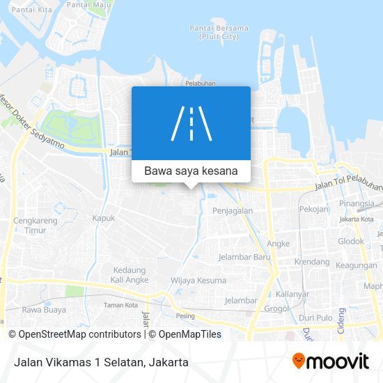 Peta Jalan Vikamas 1 Selatan