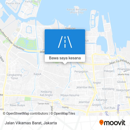 Peta Jalan Vikamas Barat