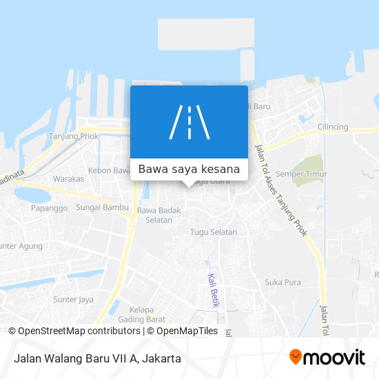 Peta Jalan Walang Baru VII A