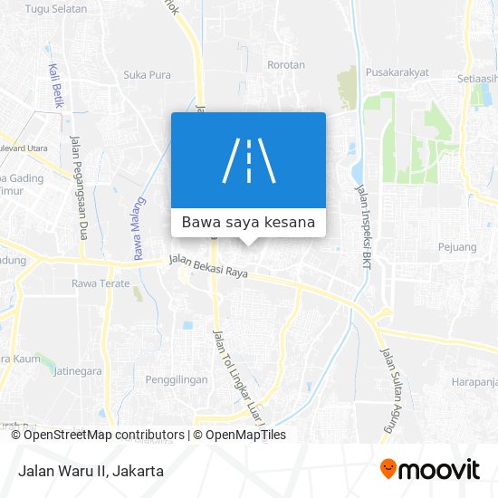 Peta Jalan Waru II