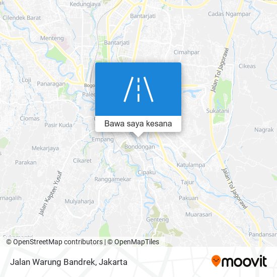 Peta Jalan Warung Bandrek