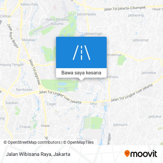 Peta Jalan Wibisana Raya