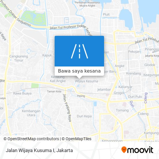 Peta Jalan Wijaya Kusuma I