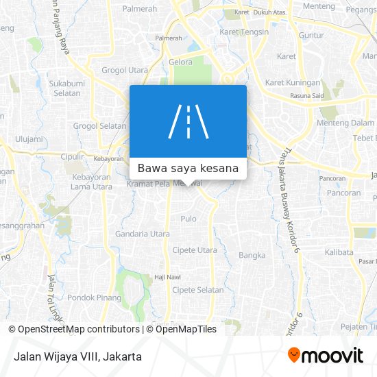 Peta Jalan Wijaya VIII