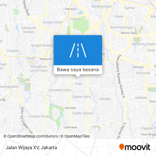 Peta Jalan Wijaya XV