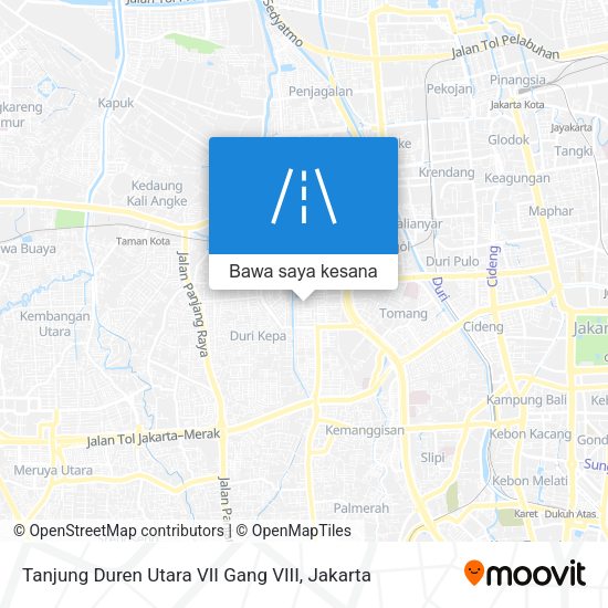 Peta Tanjung Duren Utara VII Gang VIII