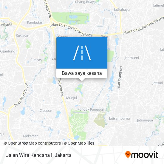 Peta Jalan Wira Kencana I