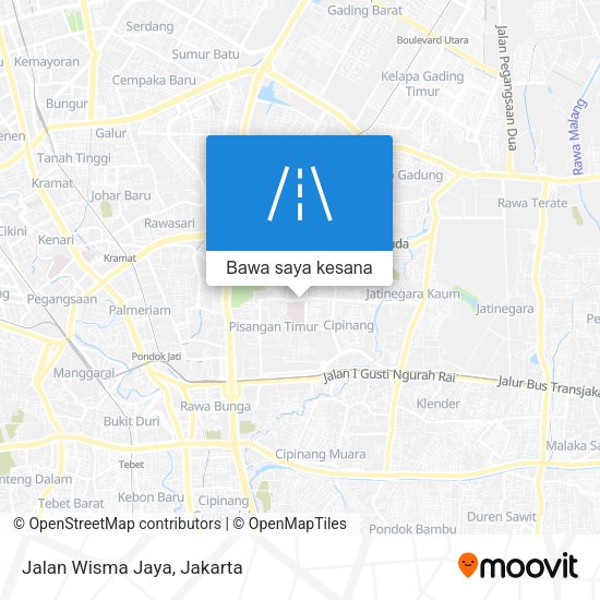Peta Jalan Wisma Jaya