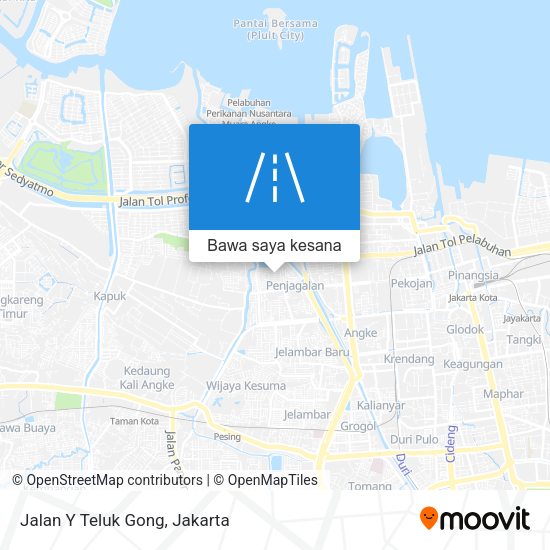 Peta Jalan Y Teluk Gong