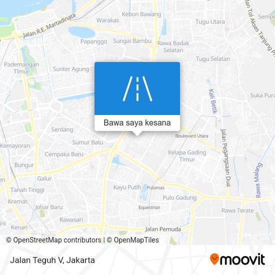 Peta Jalan Teguh V