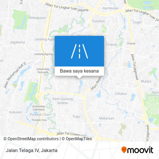 Peta Jalan Telaga IV