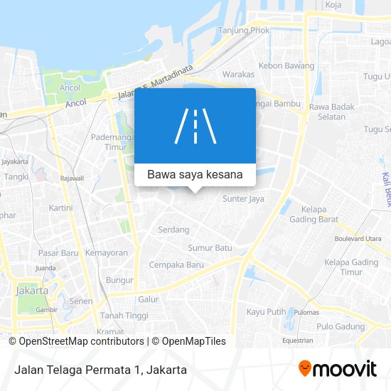 Peta Jalan Telaga Permata 1