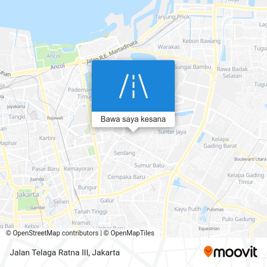 Peta Jalan Telaga Ratna III