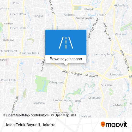 Peta Jalan Teluk Bayur II