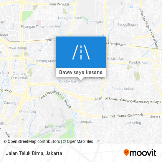 Peta Jalan Teluk Bima