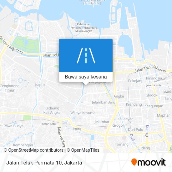 Peta Jalan Teluk Permata 10