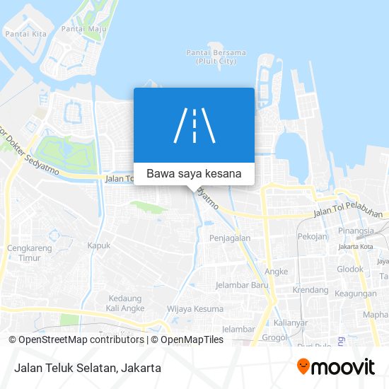 Peta Jalan Teluk Selatan