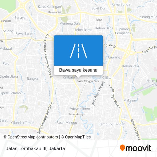 Peta Jalan Tembakau III