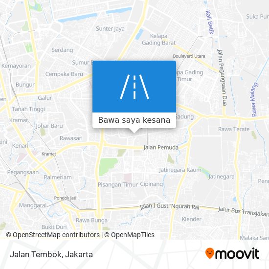 Peta Jalan Tembok