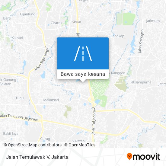 Peta Jalan Temulawak V