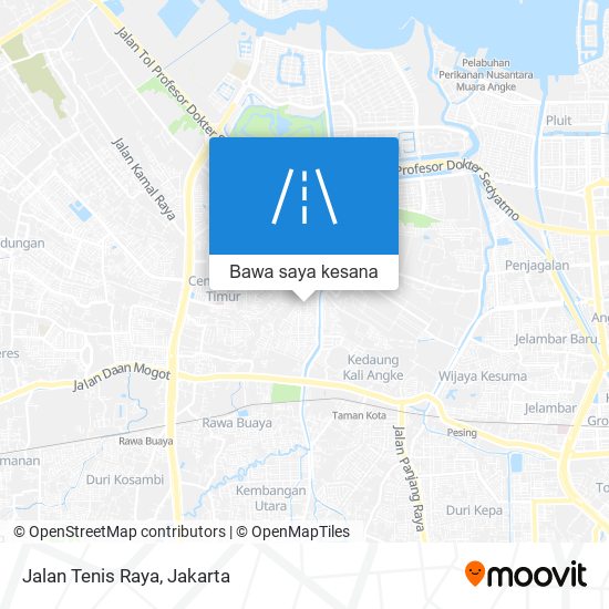 Peta Jalan Tenis Raya